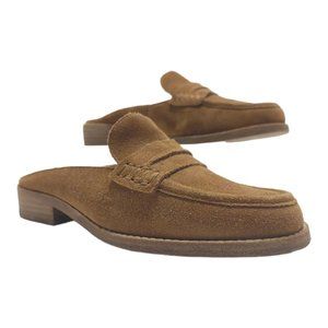 Madewell Brown Suede Mules